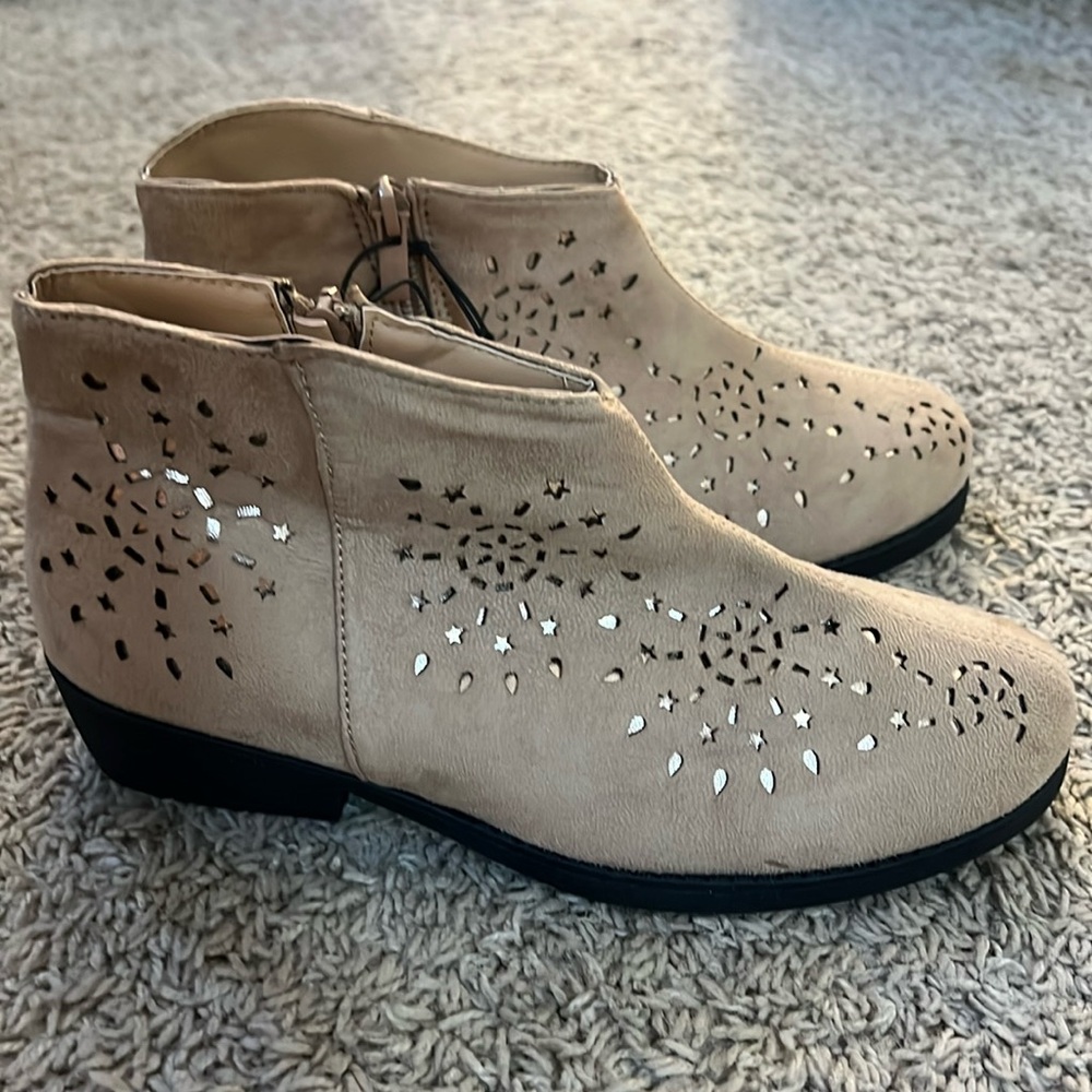 Ashley Blue Ankle Boots
